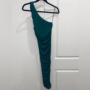 One Shoulder Bodycon Midi Dress